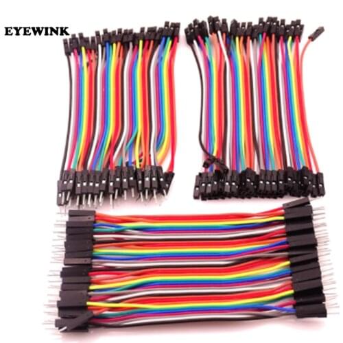 Dupont line 1200pcs 10cm male to male + male to female and female to female jumper wire Dupont cable