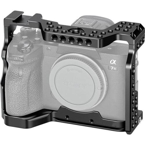 Camera Cage Video Vlog Aluminium Alloy for Sony A7R4 A7M4 A74 Camera Rabbit Cage Mirrorless Camera for Microphone Flash Light