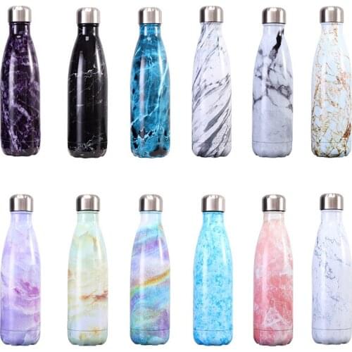 500ml Creative Cola Bottle Vacuum Flask Portable Sports Bottle 304 Stainless Steel Cup Bowling Water Cup Logo Customization