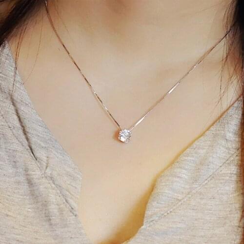 Trendy Crystal Choker Necklaces For Women Fashion Long Sweater Chain Necklaces 2021 Party Jewelry Gift
