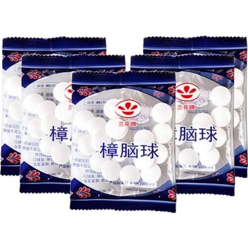 New Camphor Balls Pest Control Wardrobe Drawer Deodorizer Natural Mothballs Anti-mold Moth Repellent Kitchen Home Dropshipping