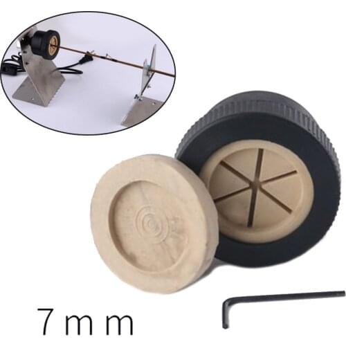 1Pc Rod Building Dryer Chuck For 6/7mm Motor Shaft Diameter Drying Machine DIY Fish Tackle Fishing Pole Repair Replacement Parts