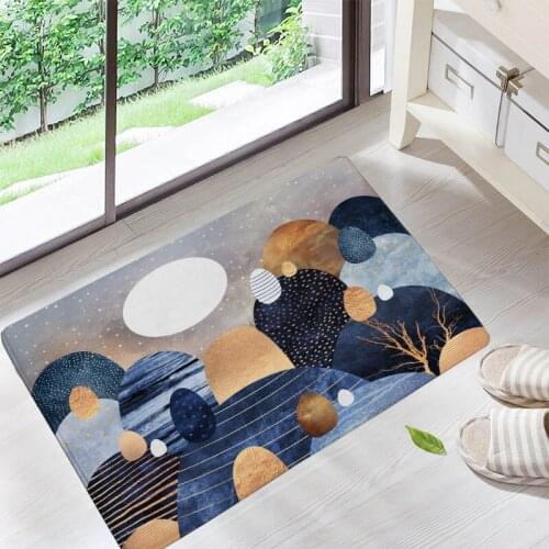 Eye-catching Pattern Floor Doormats Living Room Anti-slip Carpet for Home Balcony Bedroom Kitchen Bathroom Rug Entrance Door Mat