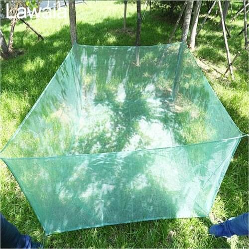 Lawaia Fish Net Cage Netting Fish Breeding Cage No Cover Crayfish Network Stake Net Pond Fish Farming Aquaculture Small Mesh
