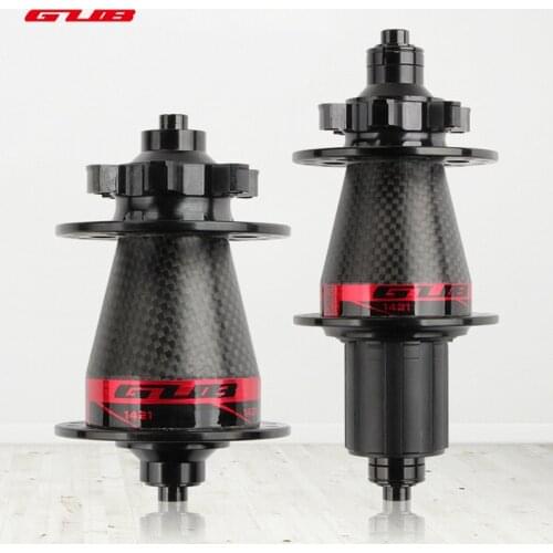 GUB MTB Bicycle Disc Brake Hub Mountain Bike 32H Bearing Hub Quick Release 11 Speed Carbon Fiber + Aluminum Alloy Cycling Hub