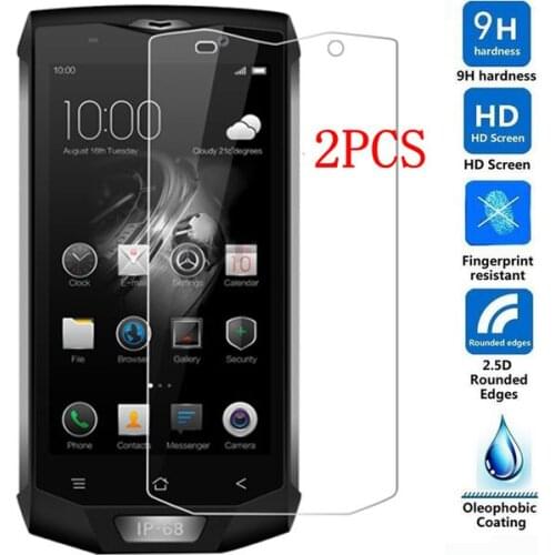 2PCS 100% Original Tempered Glass For Blackview BV8000 Pro Screen Protector Toughened protective film For Blackview BV8000 Pro