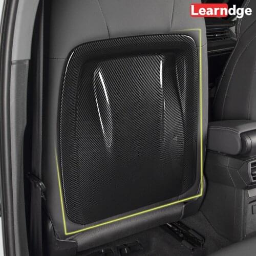 ABS Carbon Fiber Car Seat Protection Pad for Audi A3 8Y Sedan Sportback Limousine 2021 2020 Car Interior Decoration Accessories