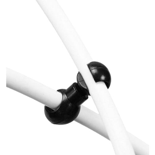 20 Pieces Plastic Bike Cable Clips Brake Shift Clamp Organizer Holder Keeper