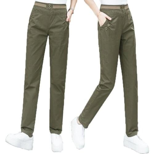 Women Spring Autumn Pants 2021 New Casual Pants Female All-Match Harem Pants Loose And Straight Overalls Trousers Plus Size 5XL