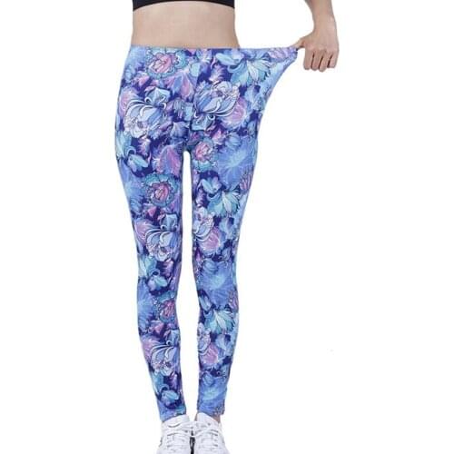 YSDNCHI Hot Sales Printing Pants Women Fashion Silm Clothing Ladies Fitness Legging Workout Stretchy Trousers Leggins Sportswear