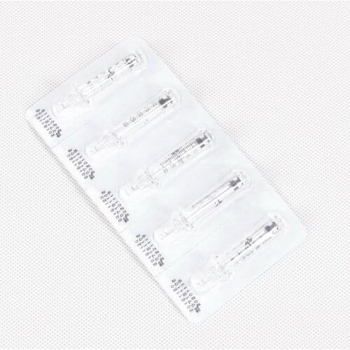 0.3ml Syringe Ampoule Head for Hyaluron Gun Hyaluronic Pen High Pressure Wrinkle Removal Water Syringe
