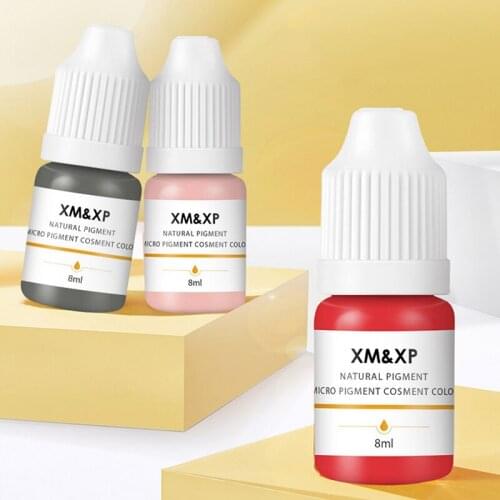 1PCS Microblading Accessories 8ML Tattoo Ink Colors Semi Permanent Makeup Microblading Pigment Tool for Embroidery Eyebrow Lip