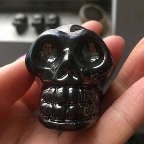 1PCS New Punk Style Black Skull