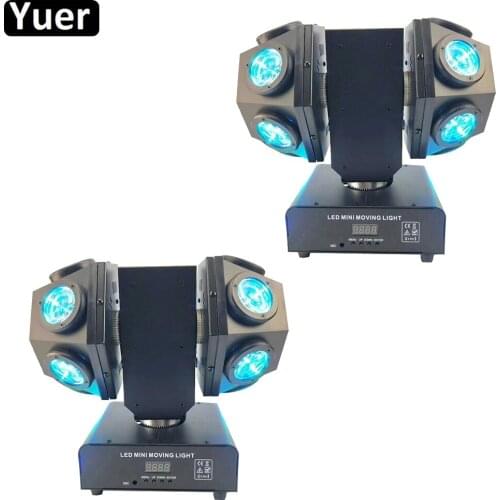2Pcs/Lot 12X10W RGBW 4IN1LED Beam Moving Head Light Laser Lights Disco Ball DJ Equipment For Party Wedding Club Bar Effect Light