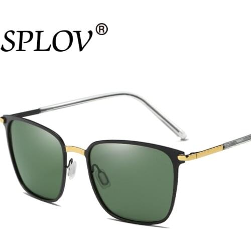 2017 Square Polarized Sunglasses Driving Glasses Men Glasses Retro Mirror Sunglasses Vintage Sun Glasses Fashion Male Glasses