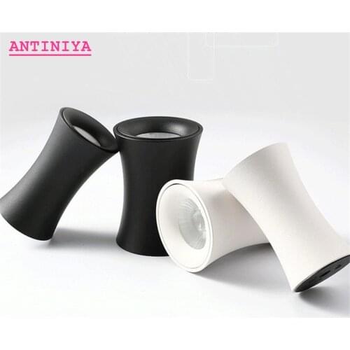 2021 New Style Surface Mounted Dimmable Anti Glare LED Downlight 7W 9W 12W Epistar Chip COB Ceiling Lamp Spot Light AC90-260V