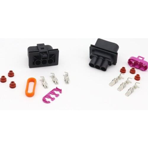 3P Plug Waterproof Automotive Electrical wire Connector Electronic fan plug Radiator plug for Car DJ70328-6.3-11/21