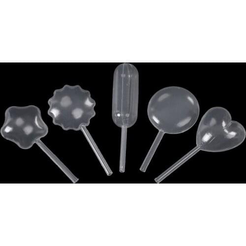 50 Pcs/pack Ice Cream Jelly Milkshake Droppers Straw Dropper For Cake Disposable