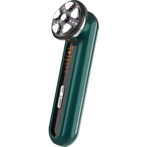 6 in 1 EMS Facial Massager Mesotherapy Beauty Instrument LED Photon Anti Aging Nourish Skin Rejuvenation Face Lifting Device