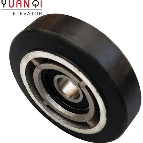 80x23x6202 Hitachi Escalator Stepped Wheel Large Chain Aluminum Step Roller