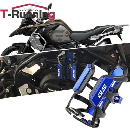 Motorcycle Accessories CNC Beverage Water Bottle Drink Cup Holder For BMW R1200GS R1250GS LC ADV F700GS F800GS F750GS F850GS
