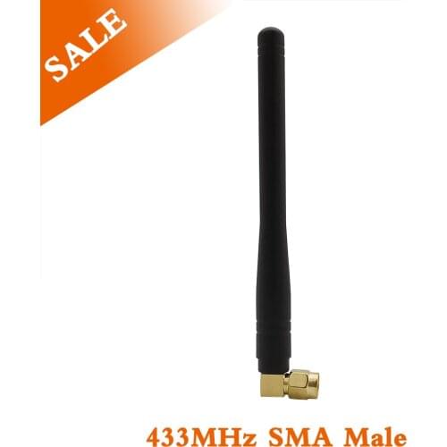 1Pcs 433Mhz Antenna 3dbi SMA Male Connector Folding 433mhz Antenna Waterproof Gas Meter Wireless Receiver 433mhz SMA Male Aerial