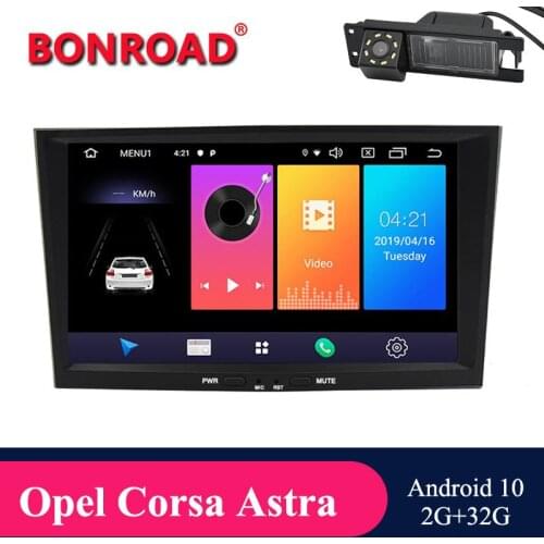 Bonroad Android 10.0 player Opel Zafira b Astra H J Vectra C B Corsa D C G Meriva B Vivaro Antara GPS radio Navigation