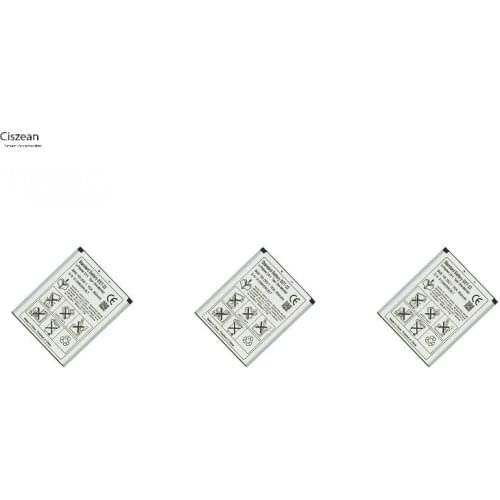 Ciszean 3pcs/lot BST-33 Phone Replacement Battery For K530 K790 K790i K790C K800 K800i K810i K818C W595C T700 C702 V800 950mAh