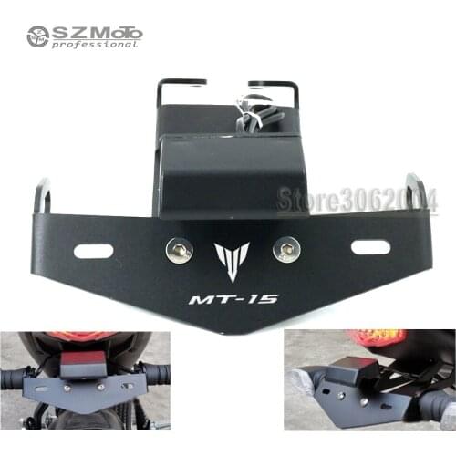 For YAMAHA MT15 MT-15 MT 15 2015-2018 2017 Motorcycle Tail Tidy Fender Eliminator Registration License Plate Holder Frame