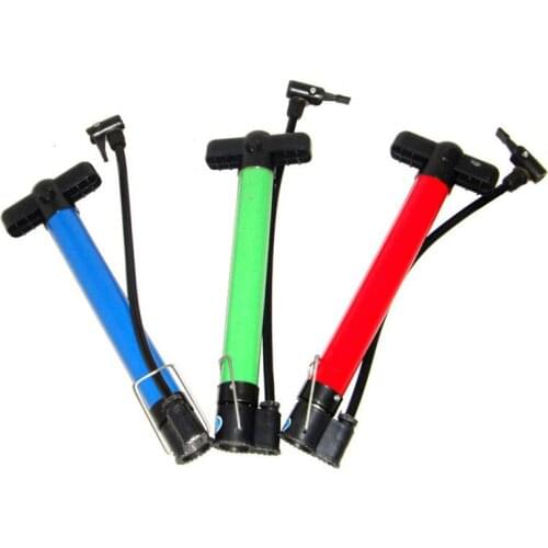 HOT Promotions Bicycle Pump Electric Car Bike Portable Mini Aluminum Manual Air Pump Cycling Mountain Bike Bicycle Tire Inflator