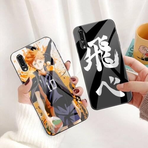 Haikyuu!! Karasuno Jersey Shoyo Hinata Phone Case Tempered Glass For Huawei P30 P20 P10 lite honor 7A 8X 9 10 mate 20 Pro