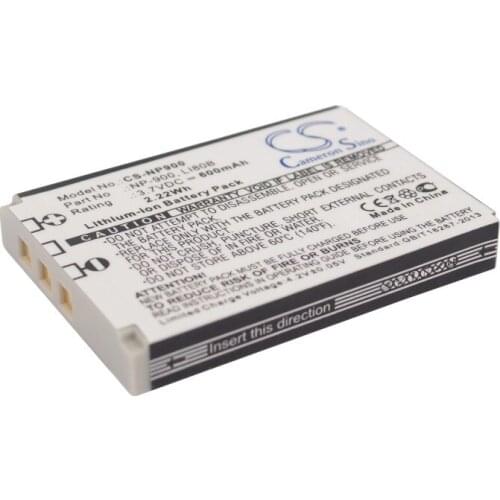 Cameron Sino Camera Replacement Li-ion Battery 600mAh For 02491-0015-00 Sanyo DC-6600, DC-6800, Pe Free Tools