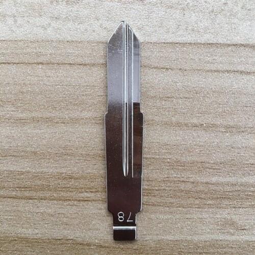 NO.78 Key Blade for Chery Fulwin 2 Folding Flip Remote Middle Groove
