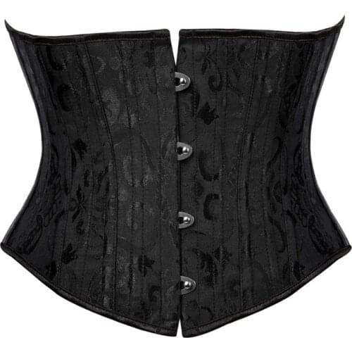 Short waist clip 24 steel corset bustier corset lingerie Corset and Waist cincher Bustiers Top Workout Plus size Lingerie XS-3XL