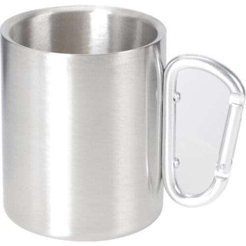 330ml Camping Traveling Stainless Steel Double Wall Beer Tea Water Cup for Outdoor Sports Rust-proof Mug