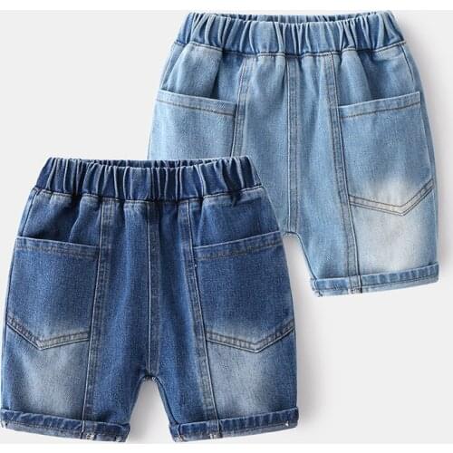 Summer Kids Baby Girls Shorts Boys Jeans Short Pants Toddler Ripped Pants for Baby Boys Shorts Cotton Girls Denim Shorts 2-6Y