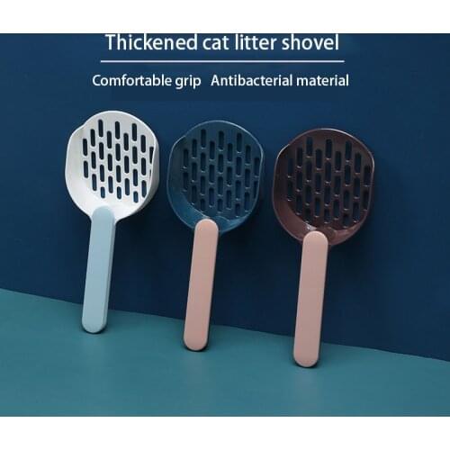 Cat Litter Scoop Fashion Two-color Litter Scoop Instant Filter Kitty Litter Scoop Cat Scoop Picking Bag Dispenser Thickened Pet