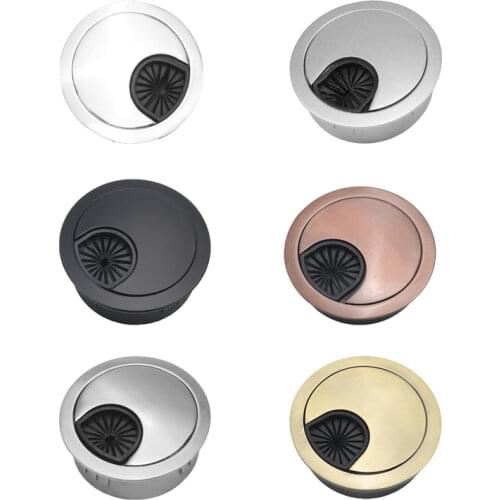 MroMax New Desk Threading Box Zinc Alloy Plating 48*57*12mm 50mm Bright Chrome/Pearl Silver/Brushed/Red/Green Ancient 1/2/4PCS