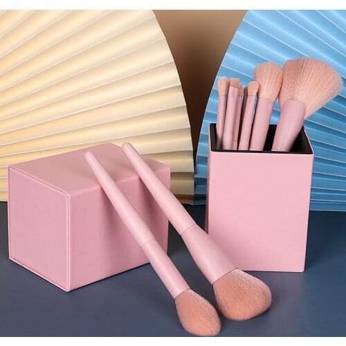11pcs Makeup Brushes Set Soft Cosmetic Powder Blending Foundation Eyeshadow Blush Brush Kit Make Up Tools
