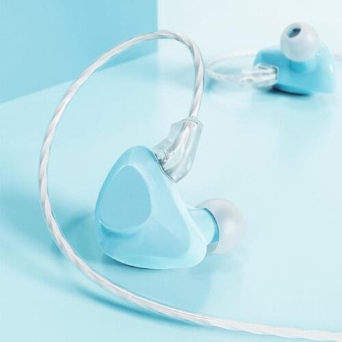 New T03 Macaron Color Sports Headset Heavy Bass Ear Hook Mobile Phone Noise Reduction Wired Earphone With Mic And Volume Control