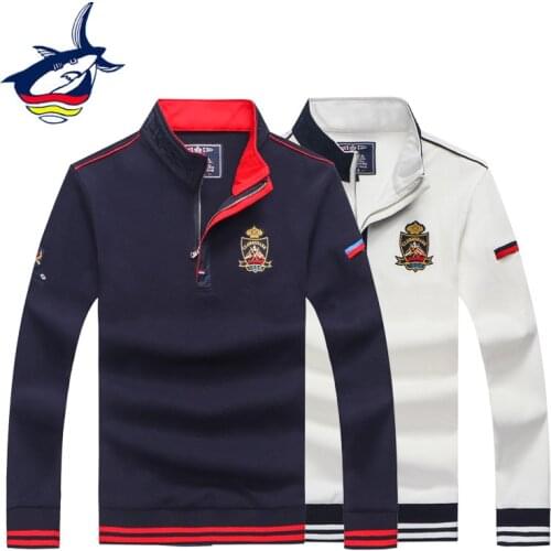 TACE&SHARK Men's Pullovers With Zip