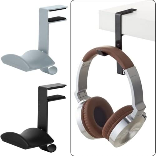 Desk Mount Universal Office Hanger Gaming Headphone Stand Bracket Display Rack Headset Holder Space Saving Table Clamp