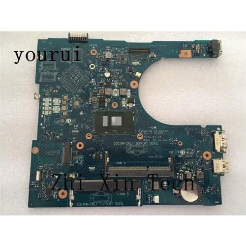 Yourui CN-088XGN 088XGN 88XGN AAL15 LA-D071P For Dell Inspiron 5559 Laptop Motherboard Processor i3-6100u DDR3 Test work
