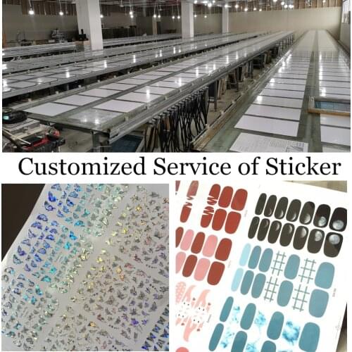 Factory Production Offering Customized Service for Nail Sticker: All Type is available to produce after got details of design