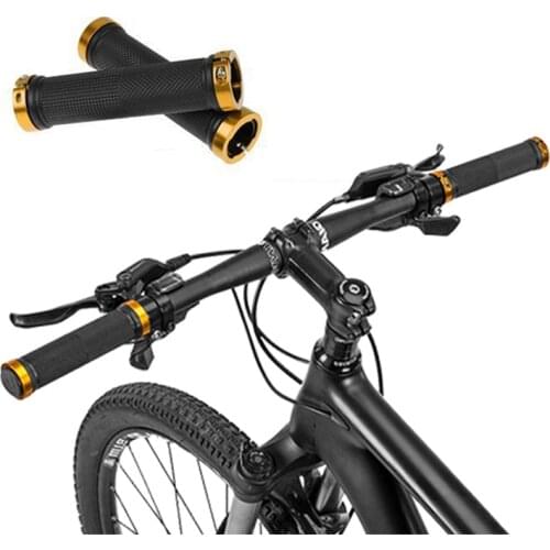 1Pair Bicycle Handlebar Cover MTB Mountain Road Bike Smooth Soft Rubber Anti-slip Cycling Handle Grip Lock Bar End Bicycle Parts