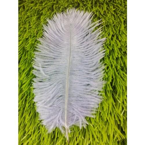 10 pcs quality gray ostrich feathers, 6-8inches / 15-20cm, DIY wedding decorations