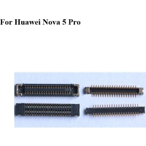 5pcs For Huawei Nova 5 Pro LCD display screen FPC connector For Huawei Nova 5Pro logic on Display on Board Nova5 Pro