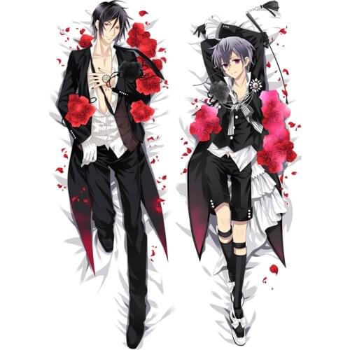 Anime Black Butler Ciel Pillow Case Dakimakura Cosplay Cartoon Kawaii Accessories Prop