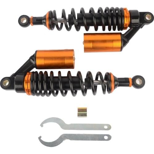 AP03 Pair of 12.5" 320mm Motorcycle Rear Air Shock Absorbers for Honda Yamaha