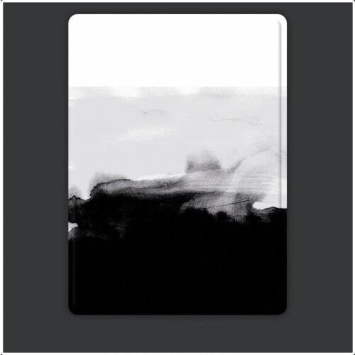 For Ipad Pro 11 mini 4 5 air 3 Case 2020 Ink Painting Simple Drop-proof Dust-proof Soft Shell All Inclusive